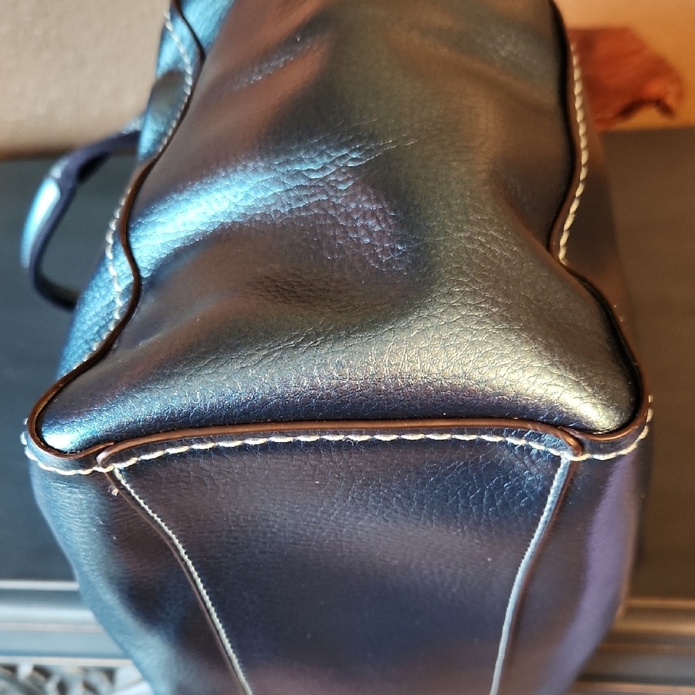 Coach Viridian Metalic Teal Derby Tote - Picture 13 of 15